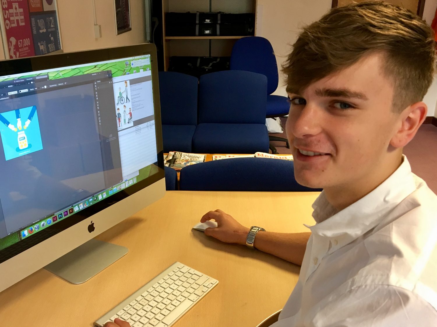BLOG: 17 year old work experience Harry, writes about his week in St