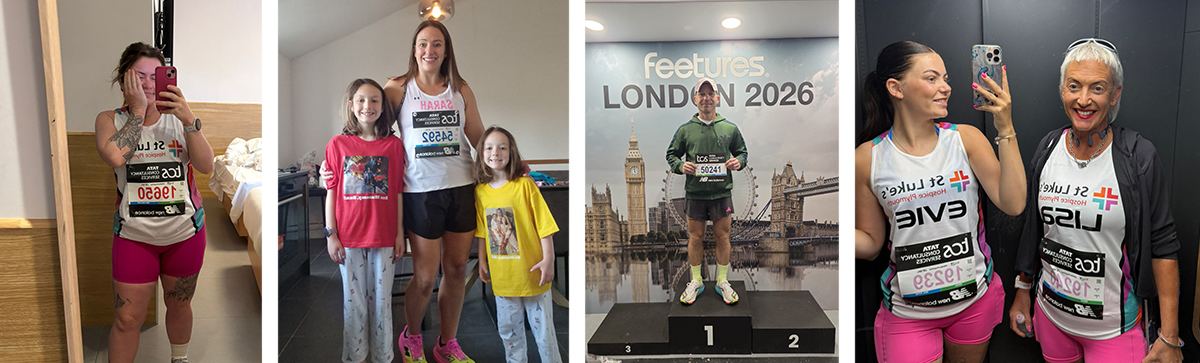 St Luke's London Marathon runners