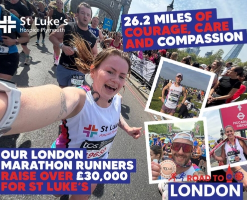 St Luke's London Marathon runners