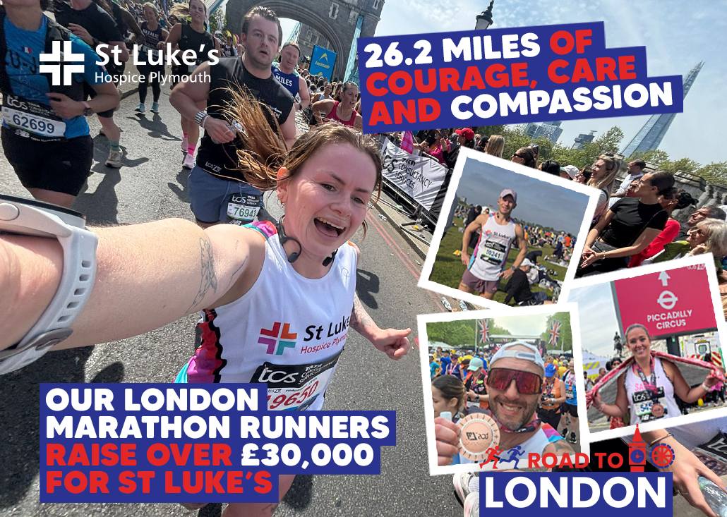 St Luke's London Marathon runners