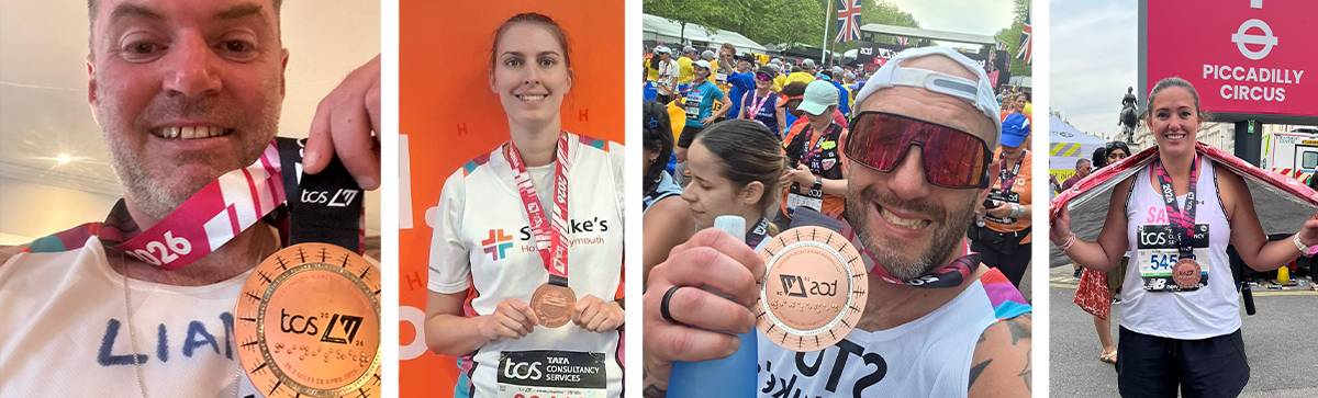 St Luke's London Marathon runners