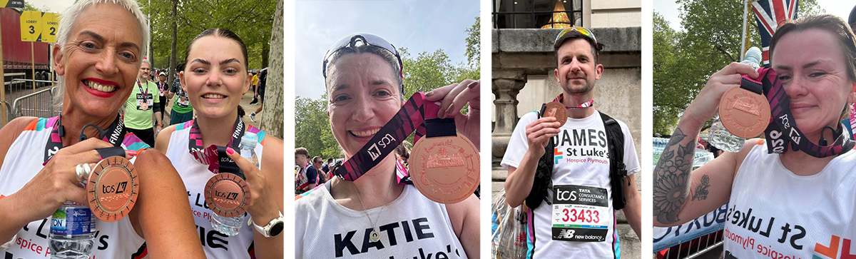 St Luke's London Marathon runners