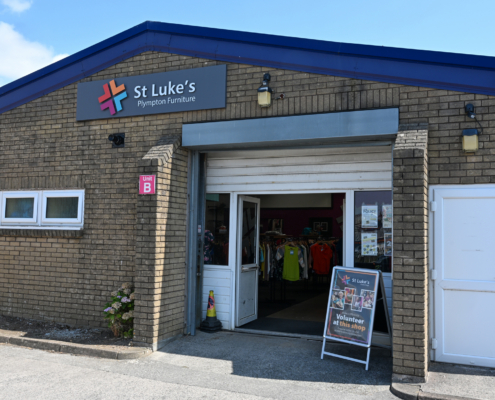 St Luke's Plympton shop front