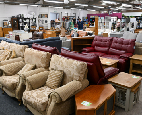 St Luke's Plympton interior showing furniture